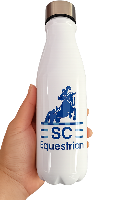 Personalised 500ml Stainless Steel Sublimation Bowling Bottle - White